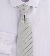 A sartorial standard in beautifully crafted, striped Italian silk.SilkDry cleanMade in Italy