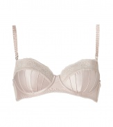 Vintage-inspired styling informs this coquettish bra from Stella McCartney - D?colletage-enhancing cups with lace trim, pintuck-details, and side boning for support - Adjustable straps, hook and eye closure - Perfect under virtually any outfit, or pair with matching panties for stylish lounging