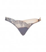 Dainty and enticing, these lace-laden La Perla briefs will add a sexy kick to any look - Scalloped waistband, floral lace-detail, semi-sheer - Perfect under virtually any outfit or with the matching bra for stylish lounging