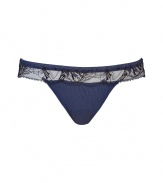 Turn up the heat in this ultra-luxe lace-laden brief from La Perla - Sheer lace-detailed waistband, slim fit - Perfect under any outfit or paired with a matching bra for stylish lounging