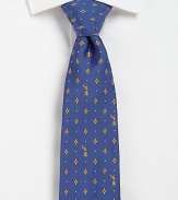 EXCLUSIVELY OURS. This limited-edition, novelty print tie is all business, with a playful dash of whimsy.SilkDry cleanMade in USA