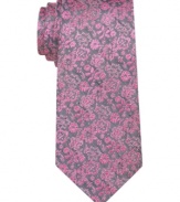 This bud's for you. This flower-patterned skinny tie from Ben Sherman will easily grow on you.