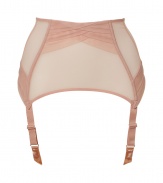 Turn up the heat with this ultra-flattering garter belt from Chantal Thomass - Figure-enhancing high waist silhouette, layered detailing at waistline and hips, adjustable belts, vintage styling - Pair with a matching bra and panties for seductive lounging or wear under a retro-inspired frock