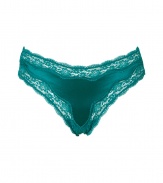 With a lovely vintage aesthetic, this Stella McCartney lace-trimmed thong adds romantic style to any look - Lace-laden waistband and hem, classic thong style - Perfect under virtually any outfit or paired with a matching bra for stylish lounging