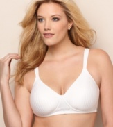 Greet each day with fashionable confidence. The Perfectly Smooth bra by Playtex creates an enviable silhouette with wireless comfort. Style #4707