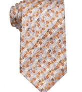 One to grow on. This floral-patterned tie from Countess Mara will be a bright spot in your dress wardrobe.