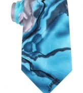 Add a note of artistic elegance to your outfit with this graphic tie from Jerry Garcia.