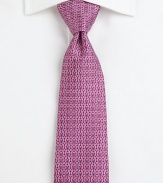 A brilliant omega-symbol print gives this silk tie instant appeal.SilkDry cleanMade in Italy