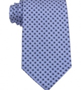 Modern minimalism. This patterned tie from Club Room is the perfect punctuation mark on your work day.