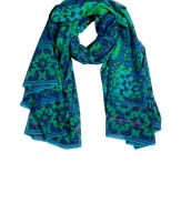 Whether tied around your waist or worn as a tropical-chic scarf, this Matthew Williamson Escape printed sarong injects summer-ready style - Long convertible shape, allover mosaic print - Style with a printed bikini and sandals or tied around your neck with an elevated jeans-and-tee ensemble