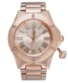 Flaunt your wealth of fashion knowledge with this rosy Rich Girl watch by Juicy Couture.