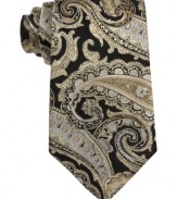 Classic sophistication never goes out of style. This paisley tie from Sean John will be a perennial favorite.