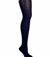 Detailed with a single contrast-colored cable down the back, Fogals viola opaque tights are a fun and chic choice perfect for dressing up your workweek looks - Cotton-blend opaque tights with contrast knit cable down the back, comfortable knit waistband, knit-in heel and toe - Perfect for keeping your cool weather look polished