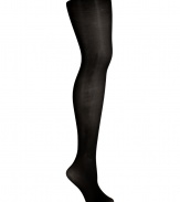 Soft and cozy with a semi-opaque finish, Fogals dark charcoal tights set a chic foundation for countless looks - Semi-opaque, comfortable stretch waistband, cotton gusset, nude heel, reinforced toe - Wear to work or on the weekend with contemporary knit dresses and cool leather boots