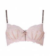 Bring luxe style to your look with this vintage-inspired bra from Elle MacPherson Intimates - Allover lace overlay, underwire, three-quarter cups, front bow, contrasting leopard print adjustable straps, back hook and eye closures - Perfect under virtually any outfit or paired with matching panties for stylish lounging