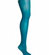 Soft and cozy with a semi-opaque finish, Fogals bright petrol tights set an eye-catching foundation for countless looks - Semi-opaque, comfortable stretch waistband, cotton gusset, nude heel, reinforced toe - Perfect for accenting sleek neutral hues