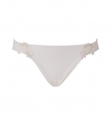 Add some elegance to your lingerie favorites with these lace-laden briefs from La Perla - V-shaped bikini briefs, slim fit, lace detailing at waistband - Perfect under virtually every outfit