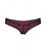 Seductive yet luxe, these pretty in pink briefs from Elle MacPherson Intimates are a must-have - Solid pink panties with contrasting lace overlay, lace trim, bow detail - Perfect under virtually every outfit