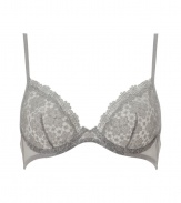 Whimsical yet sultry, this lace-laden bra from La Perla will turn up the heat - Underwire, soft cups with lace overlay, floral lace detail at d?colletage, adjustable straps, back hook and eye closure - Perfect under virtually any outfit or paired with matching panties for stylish lounging