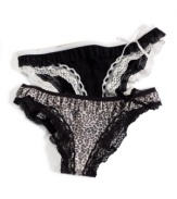 Feeling frisky? Deck yourself out in cuteness with the Fancy Frills bikini by DKNY. Style #478744