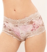 A feminine boyshort from Lunaire. The Barbados boasts flirty mesh for a look that's both ladylike and sultry. Style #15232