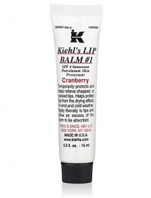 EXCLUSIVELY AT SAKS. Temporarily protects and helps relieve chapped or cracked lips. Helps protect lips from the drying effects of wind and cold weather. Apply liberally to lips and allow an excess of the balm to be absorbed. 0.5 oz. tube 