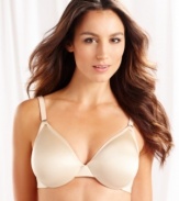 Superior comfort awaits. The Pure Genius unlined bra by Maidenform features full-coverage cups with encased underwire and seamless wings. Style #7176