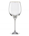 Radiating grace in fine crystal with a delicately banded edge, the Eternal Gold Signature goblet adds a note of timeless refinement to any table setting. Qualifies for Rebate