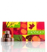 Refreshing flavor for fall. There's no sweeter way to greet the season than with Frango's famous mint chocolates. This box contains 45 pieces of our rich, velvety mint milk chocolate, packaged to please in a vibrant autumn harvest sleeve.