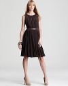 This Anne Klein Dress pleated dress perfects day-to-night style with effortless chic.