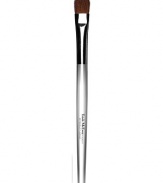 This smaller, distinctively tapered brush is perfect for applying concealer and eye makeup. Crafted from the finest quality hairs for mistake-proof, professional results. 5 Lucite handle. 