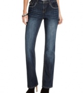 Dark and sultry, Earl Jeans' petite bootcut pair is a must-have for your denim collection!