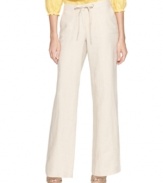 Charter Club's petite linen pants will take you from spring through summer with stylish ease. Wear them for weekend lounging and toss in your suitcase for style on-the-go!