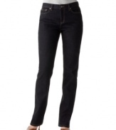 The straight-leg jeans you've been looking for. The classic, flattering fit of these pants from Lauren by Ralph Lauren make them among the best jeans for petites.