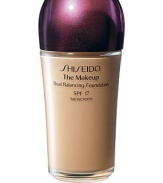 A long-lasting, oil-free liquid foundation that responds to skin's specific needs. Increases moisture in dry areas and minimizes shine for a semi-matte finish and medium coverage. Formulated with Optimal Balance Network to promote ideal moisture levels in skin's dry areas. Contains Prismatic Nano-Powder to increase luminosity and conceal pores. Glides on smoothly and stays crease-free.