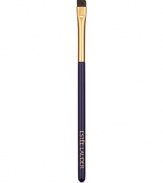 Line and define with precision. Angled tip makes applying brow powder and liquid or gel eyeliner a breeze. See an even line every time. This brush can also be used to line eyes with powder eyeshadow: press brush tip into shadow, then press into lashline. All Estée Lauder brushes are composed of the finest quality materials and are designed to ensure the highest level of makeup artistry. 