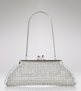 Make a glamorous statement with this dazzling rhinestone clutch from La Regale -- the perfect piece to dress up your LBD.