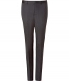 Add elegant flair to your workweek look with these classic straight leg trousers from PS Paul Smith - Flat front, belt loops, on-seam pockets, back welt pockets, crease detail - Style with a printed button down, a matching blazer, and suede ankle boots