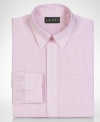 Break out of the concrete jungle with this warm-hued dress shirt from Lauren by Ralph Lauren, in a modern slim fit.