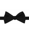 Step out with modern classic style in this silk Sean John bow tie.