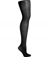 Sheer and silky with a sleek matte finish, Fogals black stockings guarantee a flawless foundation to any outfit - Very sheer, comfortable stretch waistband, cotton gusset, nude heel, invisible reinforced toe - Wear to work with tailored suits, or to cocktails with flirty mini-dresses