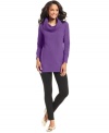 Look cozy and cute in this petite sweatshirt from Style&co. Pair with leggings or jeans for a charming look.