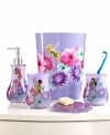 Just a little bit of pixie dust gives a magical look to your space. This Fairies Rosey soap and lotion dispenser from Disney is truly enchanting to little ones with pretty blooms, fanciful fairy friends and a dash of sparkle.