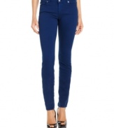 Brighten up your everyday ensemble with these colorful jeans from MICHAEL Michael Kors. The classic skinny silhouette keeps your look sleek and impossibly chic.