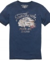 Chop up your casual style with this Tomahawk t-shirt from Lucky Brand.