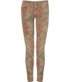 Take a wild stance on this seasons penchant for printed pants with Current Elliotts eye-catching python print jeans - Classic five-pocket style, zip fly, button closure, belt loops - Form-fitting - Pair with chunky knits and flats, or dress up with feminine tops and statement heels