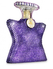 EXCLUSIVELY AT SAKS. The Scent of Peace superstar bottle decked out with 2,500 purple velvet Swarovski stones. Notes of sparkling, energizing grapefruit and blackcurrant are balanced by the sheer loveliness of lily of the valley, and mellow base notes of cedar wood and musk. 1.7 oz. 