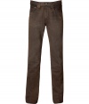 Antique brown straight leg jeans - These fashionably distressed jeans are a great addition to any closet - On-trend slim cut thats easy to style - Pair with a cashmere pullover, trainers, and a parka for casual cool - Style with a henley, a leather jacket, and motorcycle boots