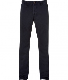 Super stylish black chino pants - These chino-style pants are versatile and easy-to-style - Try with a cashmere pullover and boots for casual cool - Style with a worn-in t-shirt, a parka, and trainers