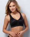 Be unstoppable with this cool and comfortable racerback sports bra by Bali. Style #3324